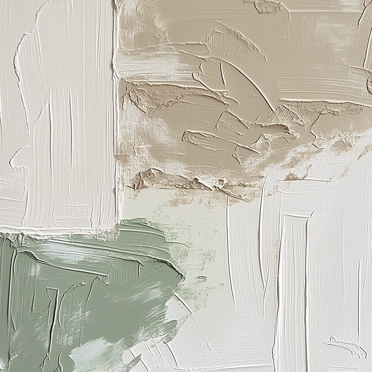 URBAN SANCTUARY: Textured Minimalist Abstract Painting - Image 3