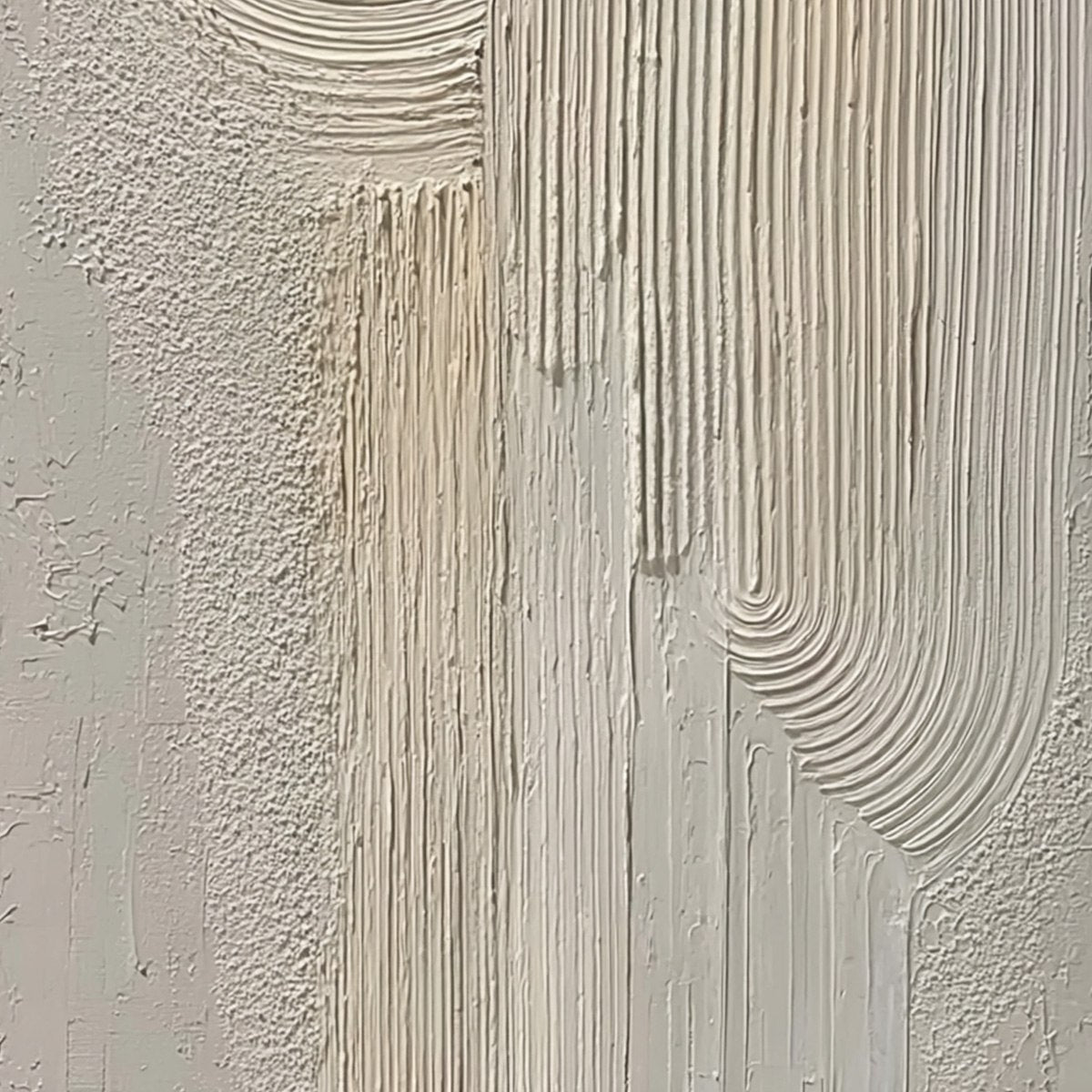 URBAN SANCTUARY: Textured Minimalist Arch Abstract Painting - Image 5