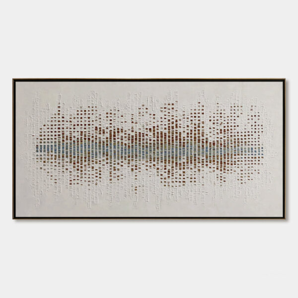 URBAN SONATA: Large Textured Minimalist Abstract Painting