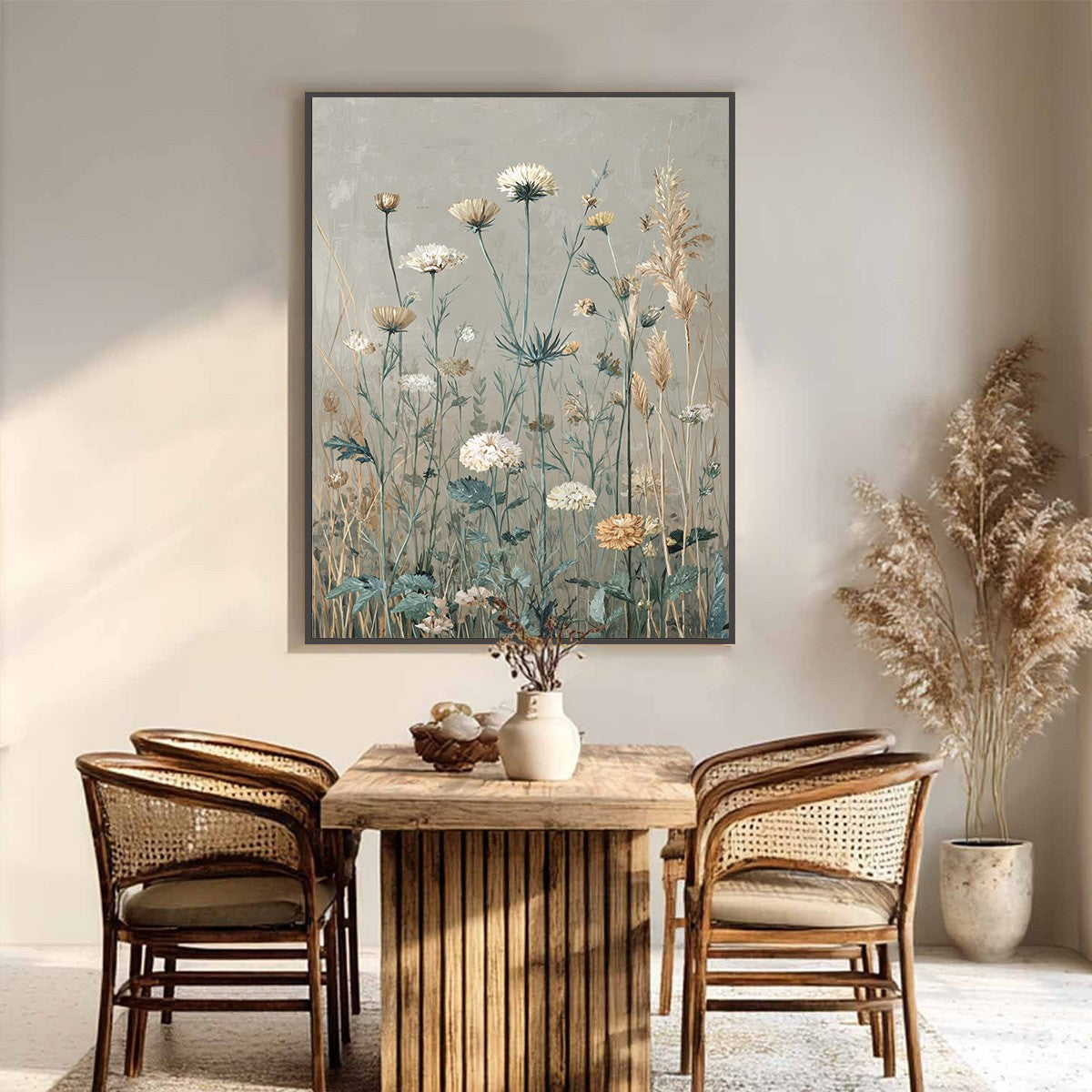 WHISPERING MEADOW: Vintage Botanical Wildflower Painting - Image 4