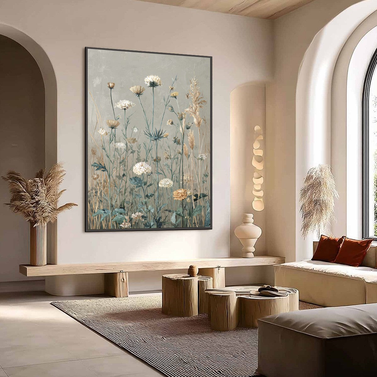WHISPERING MEADOW: Vintage Botanical Wildflower Painting - Image 7