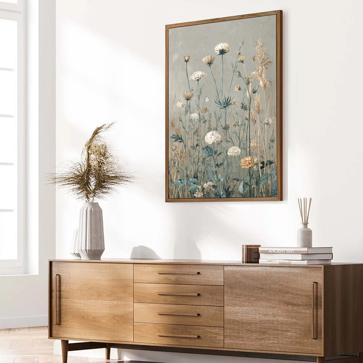 WHISPERING MEADOW: Vintage Botanical Wildflower Painting - Image 8