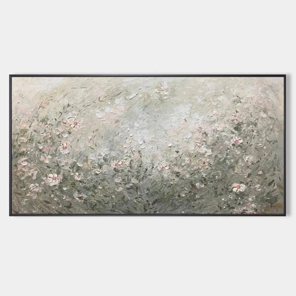 WHISPERING MEADOW: Impressionistic Wildflower Landscape Painting