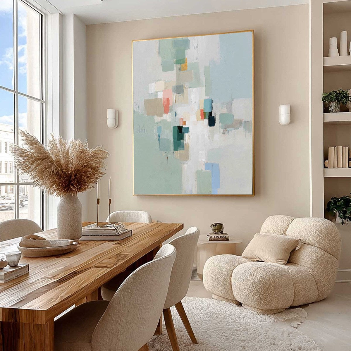 WHISPER: Minimalist Muted Tone Abstract Wall Art - Image 7