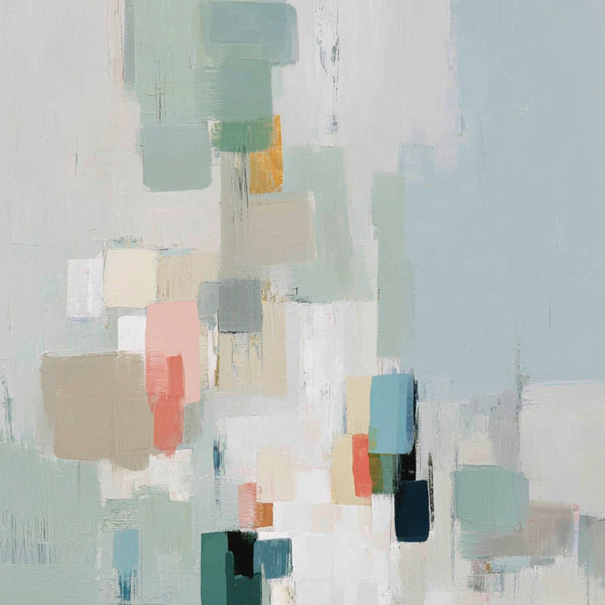 WHISPER: Minimalist Muted Tone Abstract Wall Art - Image 5