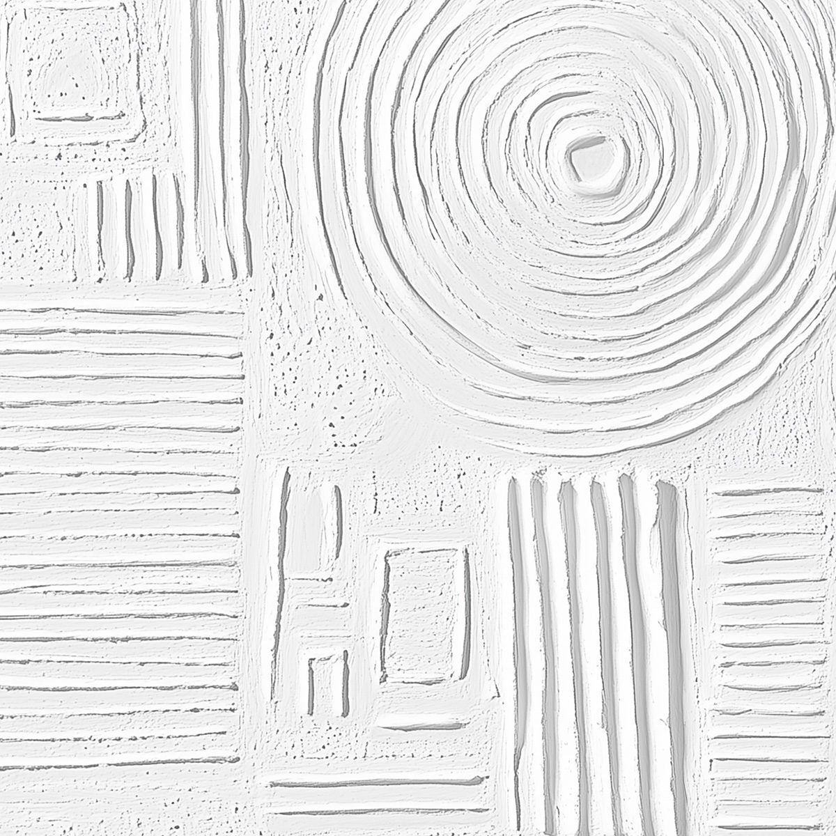 WHITE TEXTURE Minimalist Textured Abstract Oil Painting - Image 6
