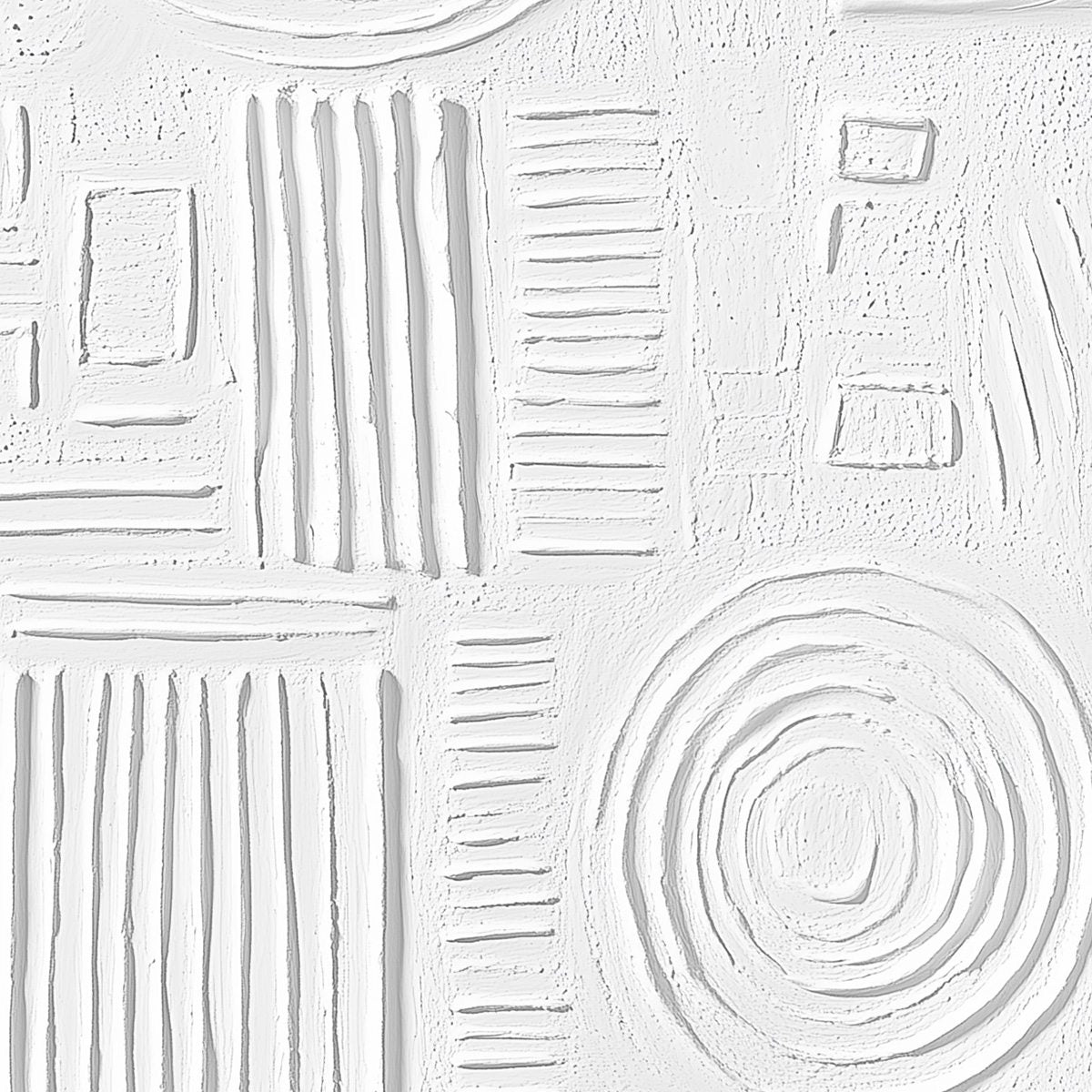 WHITE TEXTURE Minimalist Textured Abstract Oil Painting - Image 8