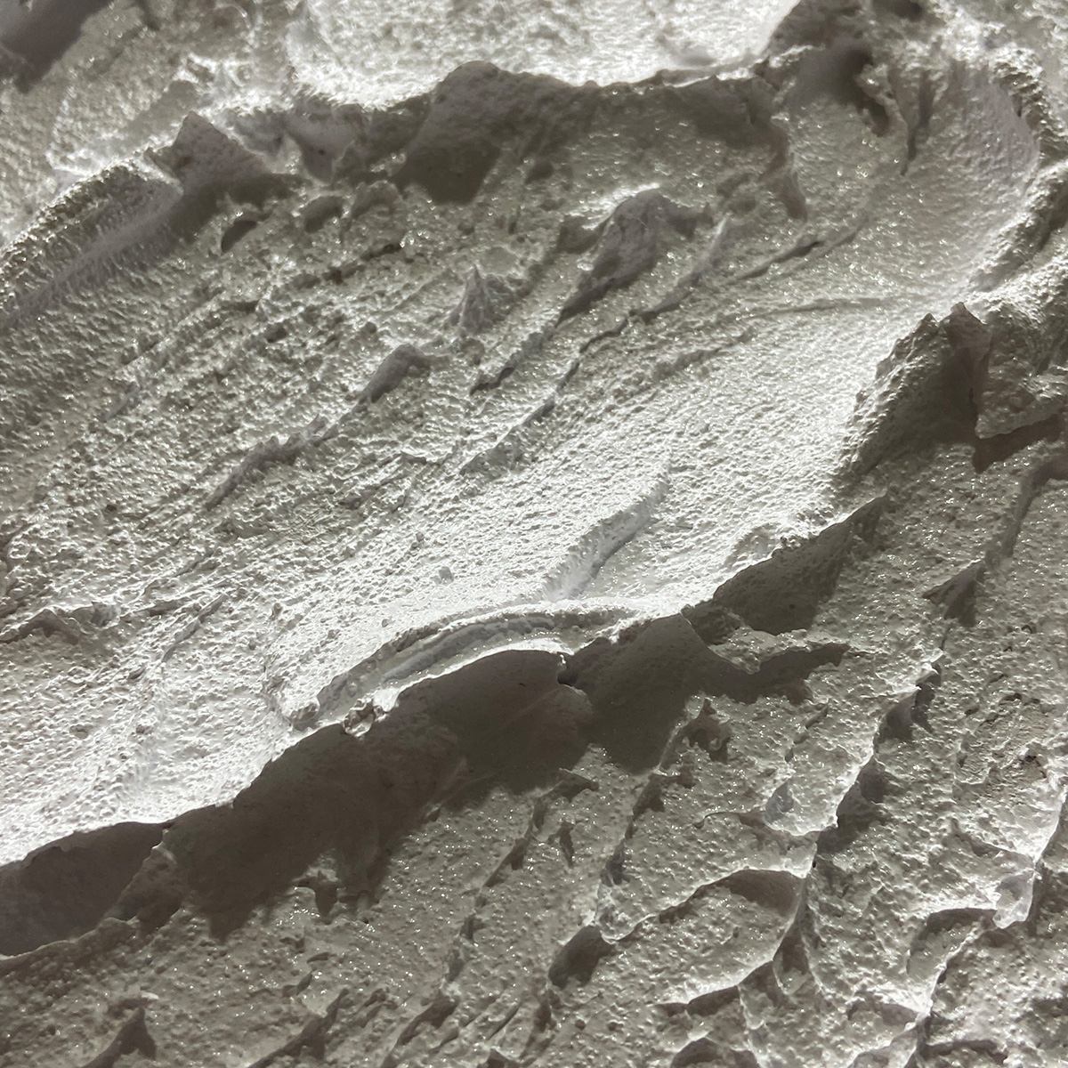 WHITE MOUNTAIN: Textured Mountain Painting - Image 7