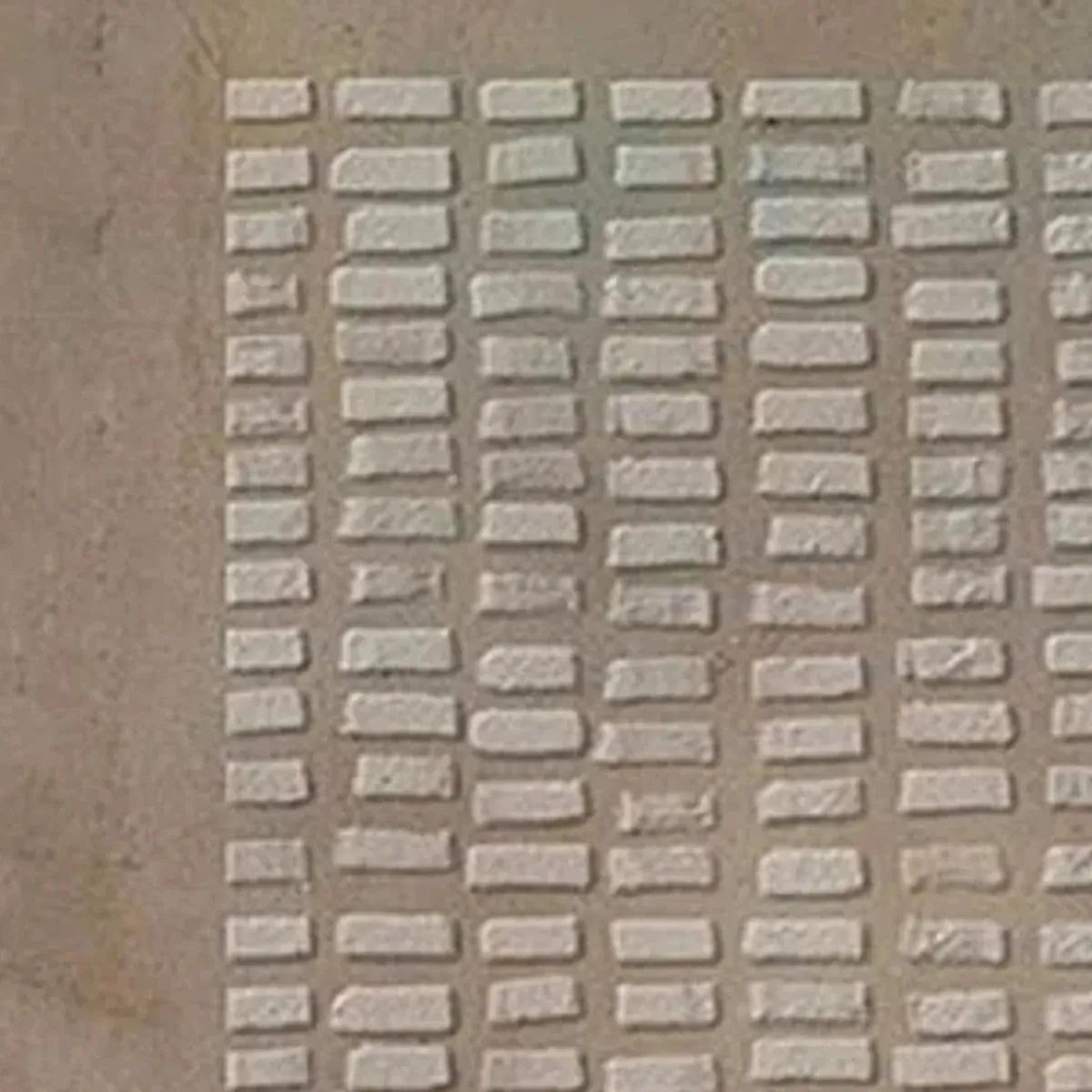 TEXTURED BEIGE GRID: Minimalist Textured Painting - Image 5