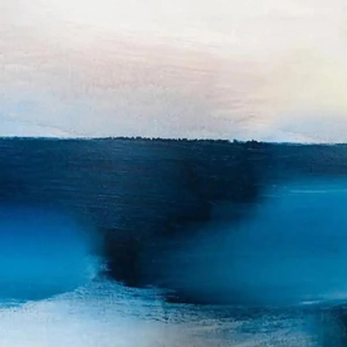 ABSTRACT OCEAN DIPTYCH: Abstract Seascape Painting Set of 2, Vertical Wall Art - Image 7