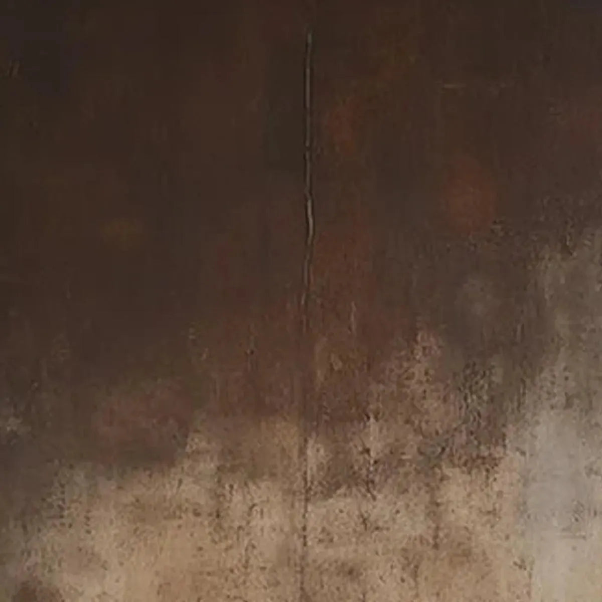 DARK BROWN TEXTURED ABSTRACT: Minimalist Textured Painting - Image 3