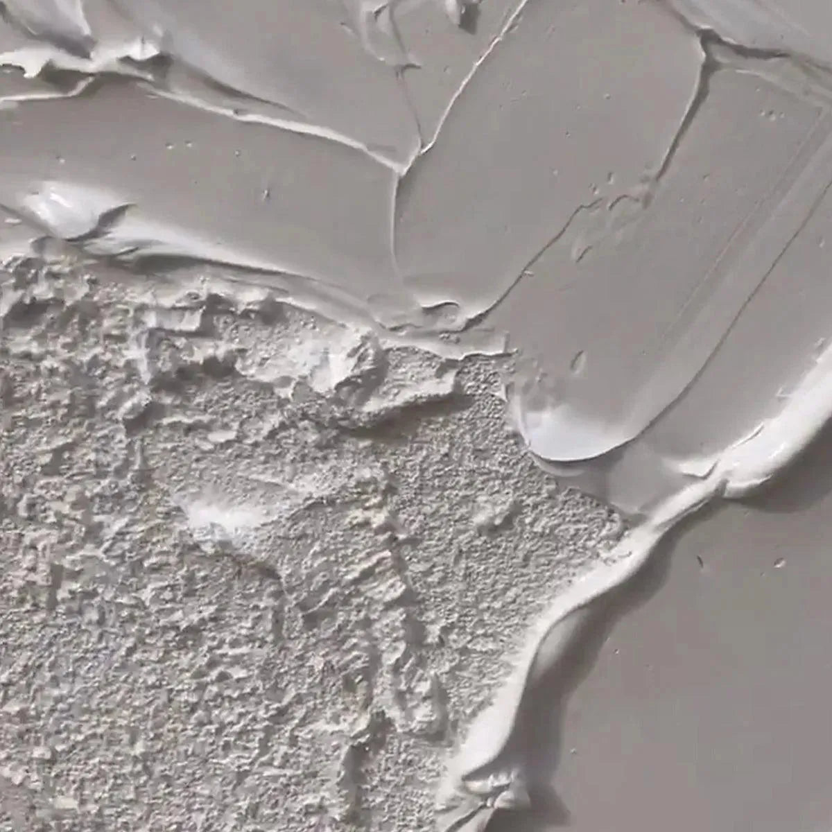 WHITE TEXTURE: Textured Abstract Painting, White Wall Art, Vertical Canvas, Minimalist Decor - Image 3