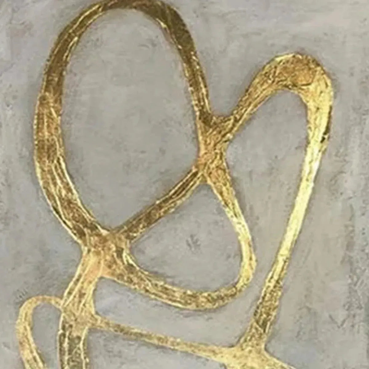 GOLDEN ABSTRACT DIPTYCH: Abstract Painting Set of 2, Vertical Wall Art - Image 3