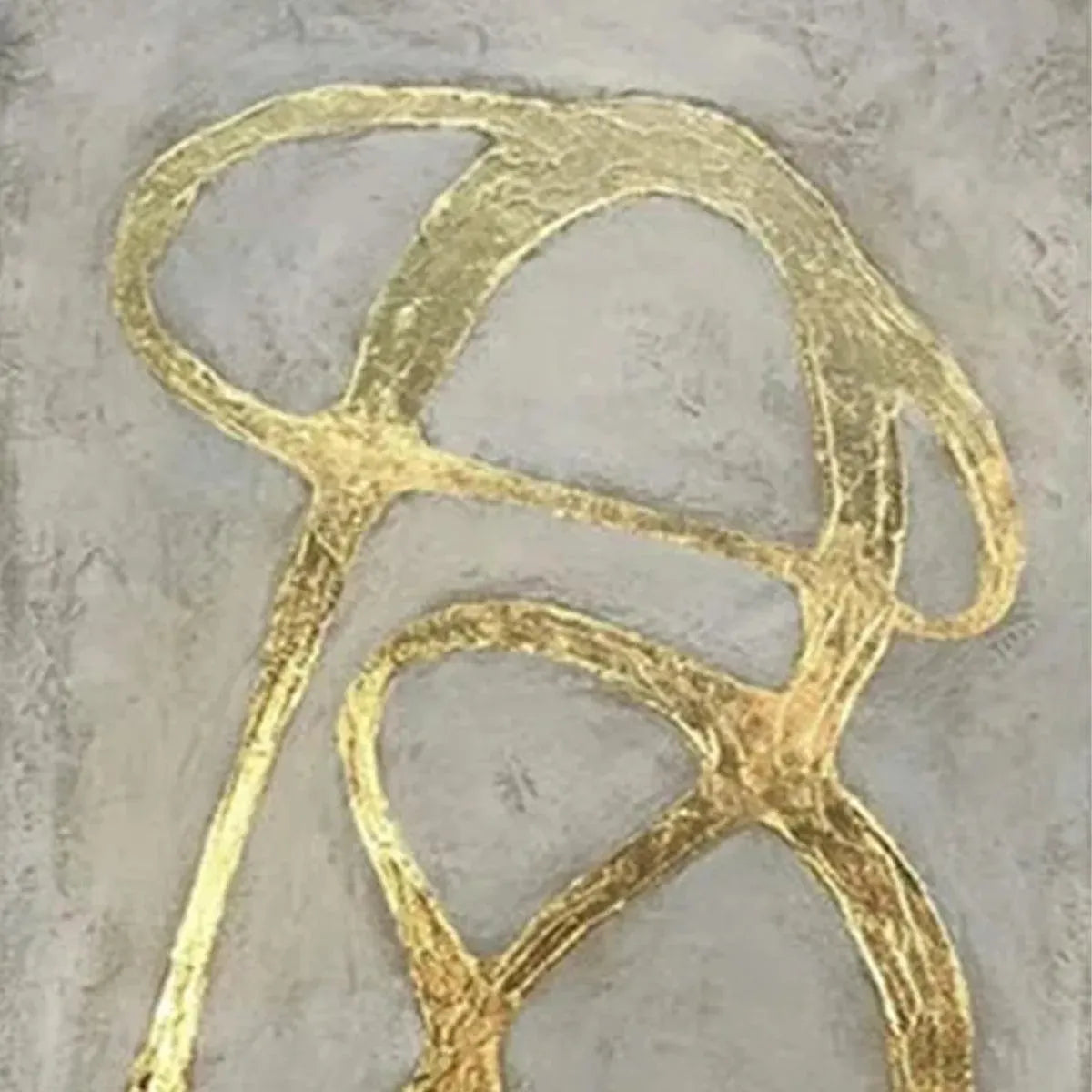 GOLDEN ABSTRACT DIPTYCH: Abstract Painting Set of 2, Vertical Wall Art - Image 8