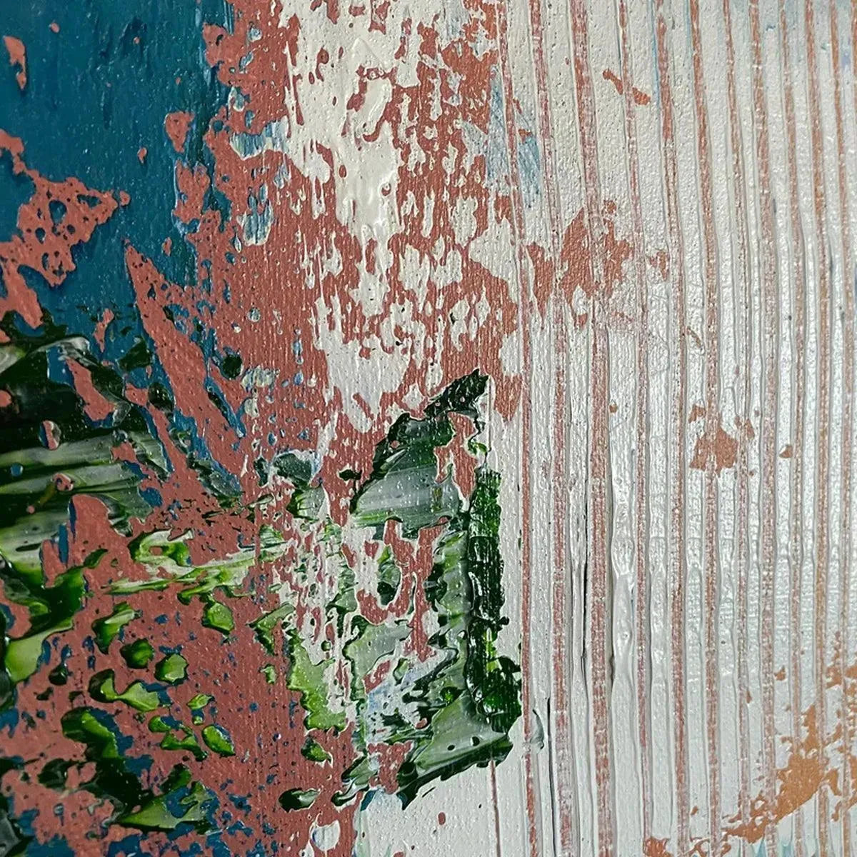 HAZY SKIES: Colorful Abstract Painting, Textured Wall Art, Vertical Canvas, Modern Art - Image 10