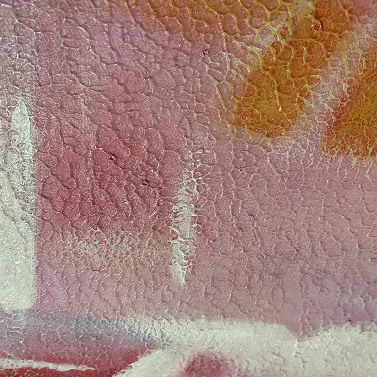 BLUSHING DAWN: Pink Abstract Painting, Textured Wall Art, Vertical Canvas, Minimalist Decor - Image 8