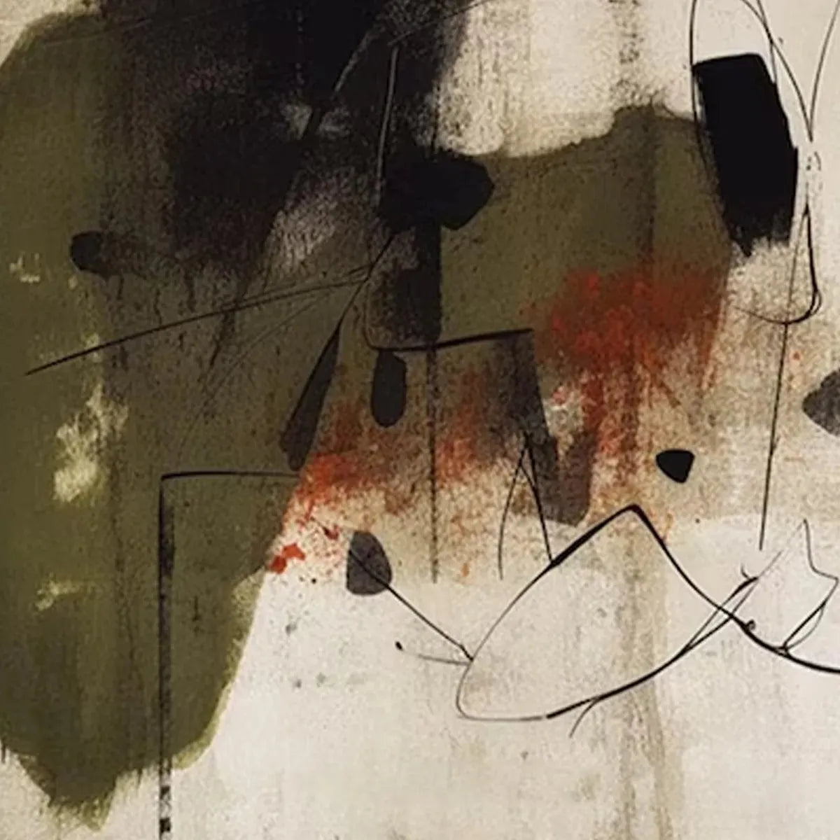 UNTITLED ABSTRACT: Minimalist Abstract Painting, Vertical Wall Art - Image 7