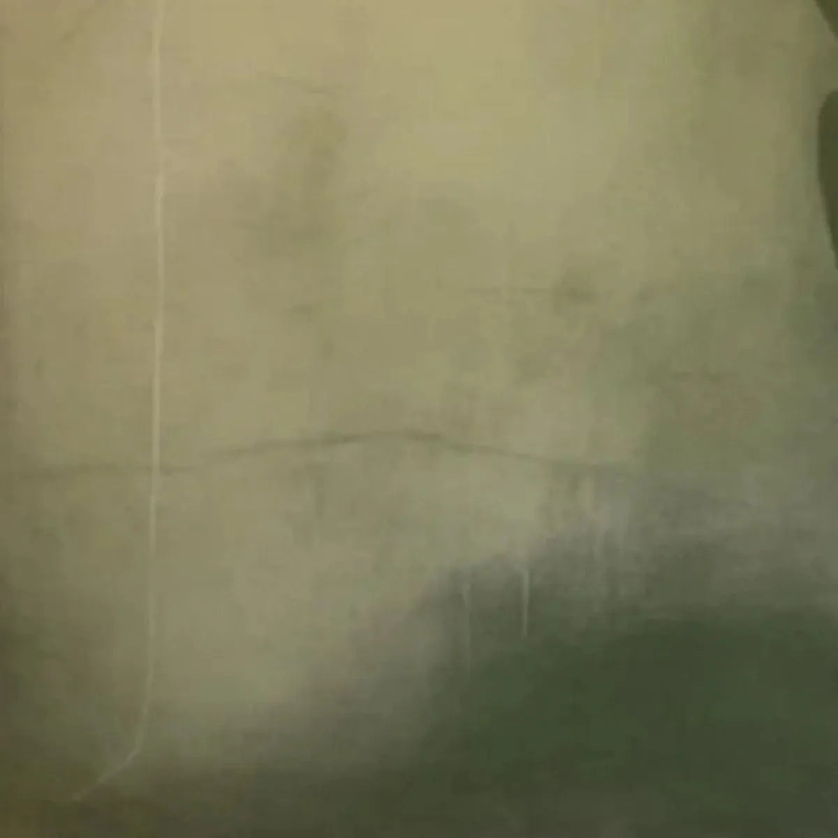OLIVE SERENITY: Minimalist Abstract Painting, Vertical Wall Art - Image 8