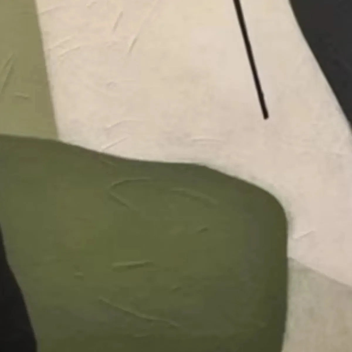MINIMALIST GREEN ABSTRACT: Modern Abstract Painting, Vertical Wall Art - Image 6