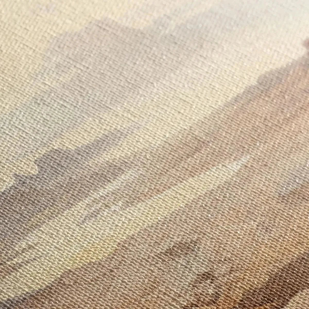 DESERT MIST PANORAMIC: Desert Landscape Painting, Panoramic Wall Art, Minimalist Decor - Image 3