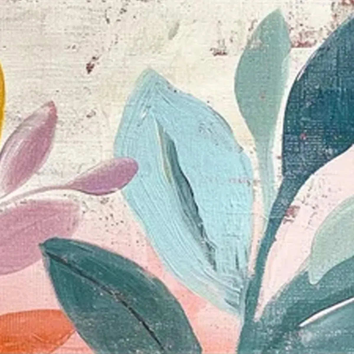 PASTEL BOTANICAL PANORAMIC: Floral Painting, Panoramic Wall Art, Pastel Decor - Image 8
