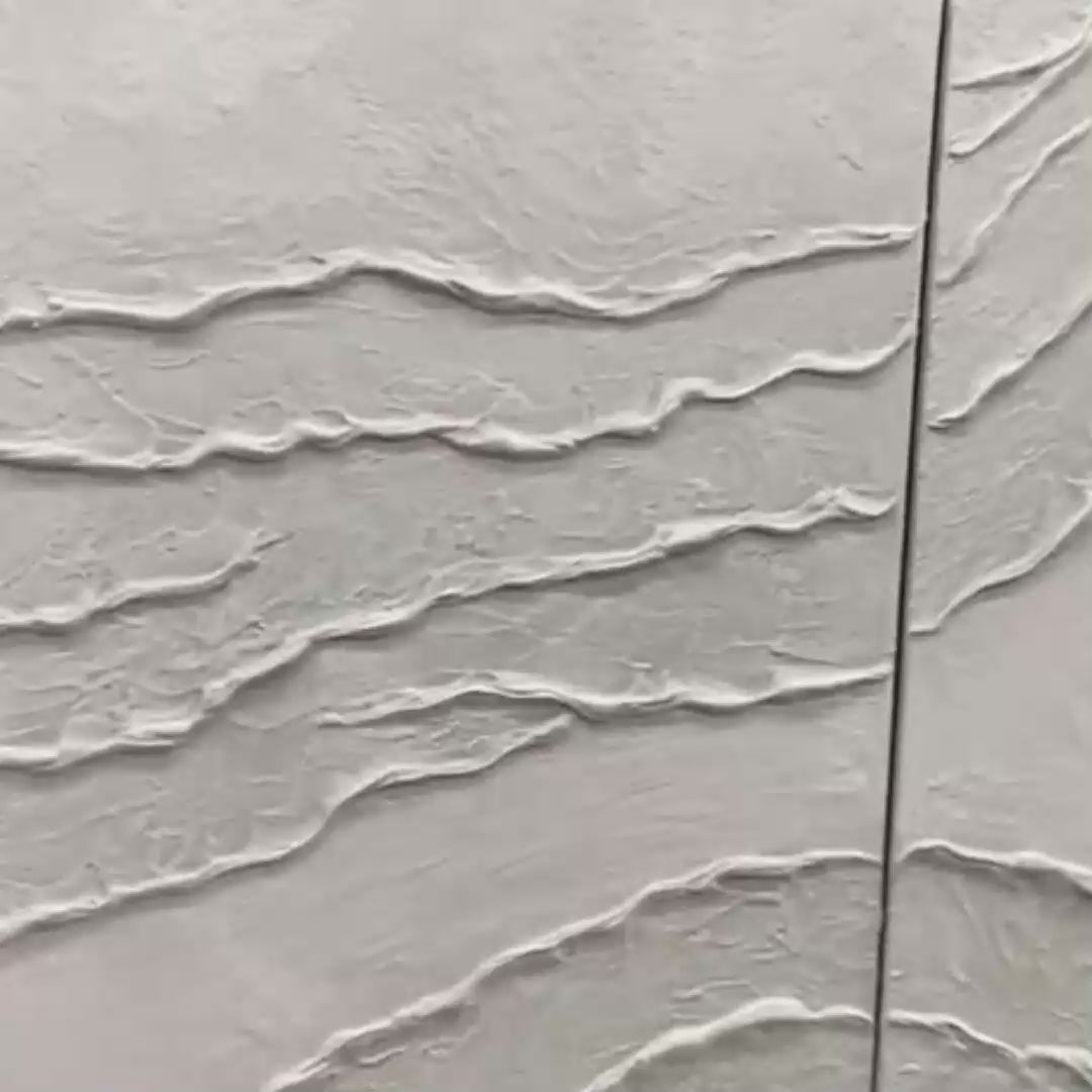 WHITE TEXTURED VERTICAL DIPTYCH: Minimalist Textured Painting Set of 2, Vertical Wall Art - Image 3