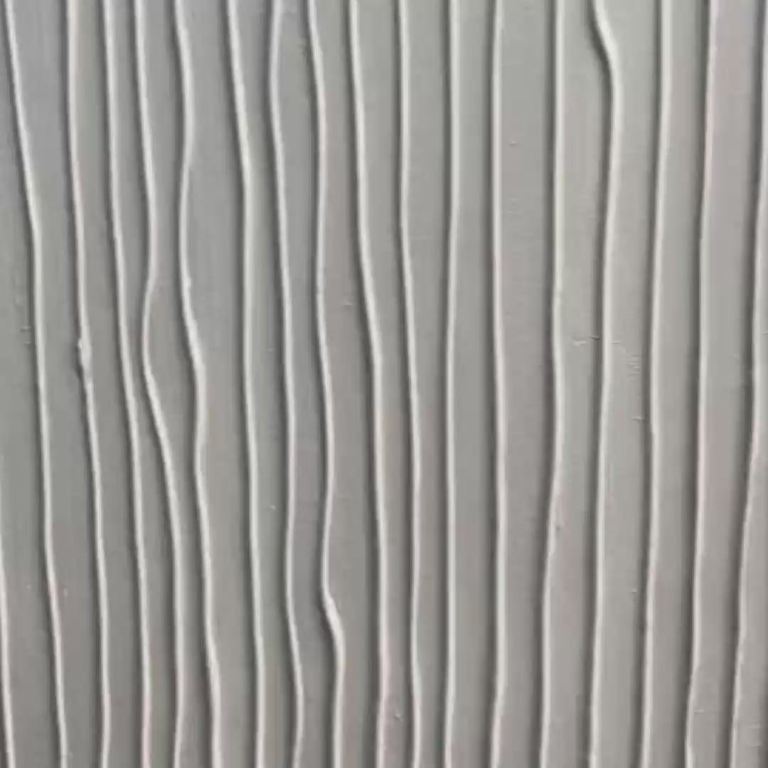 TEXTURED BEIGE LINES: Minimalist Textured Painting - Image 3