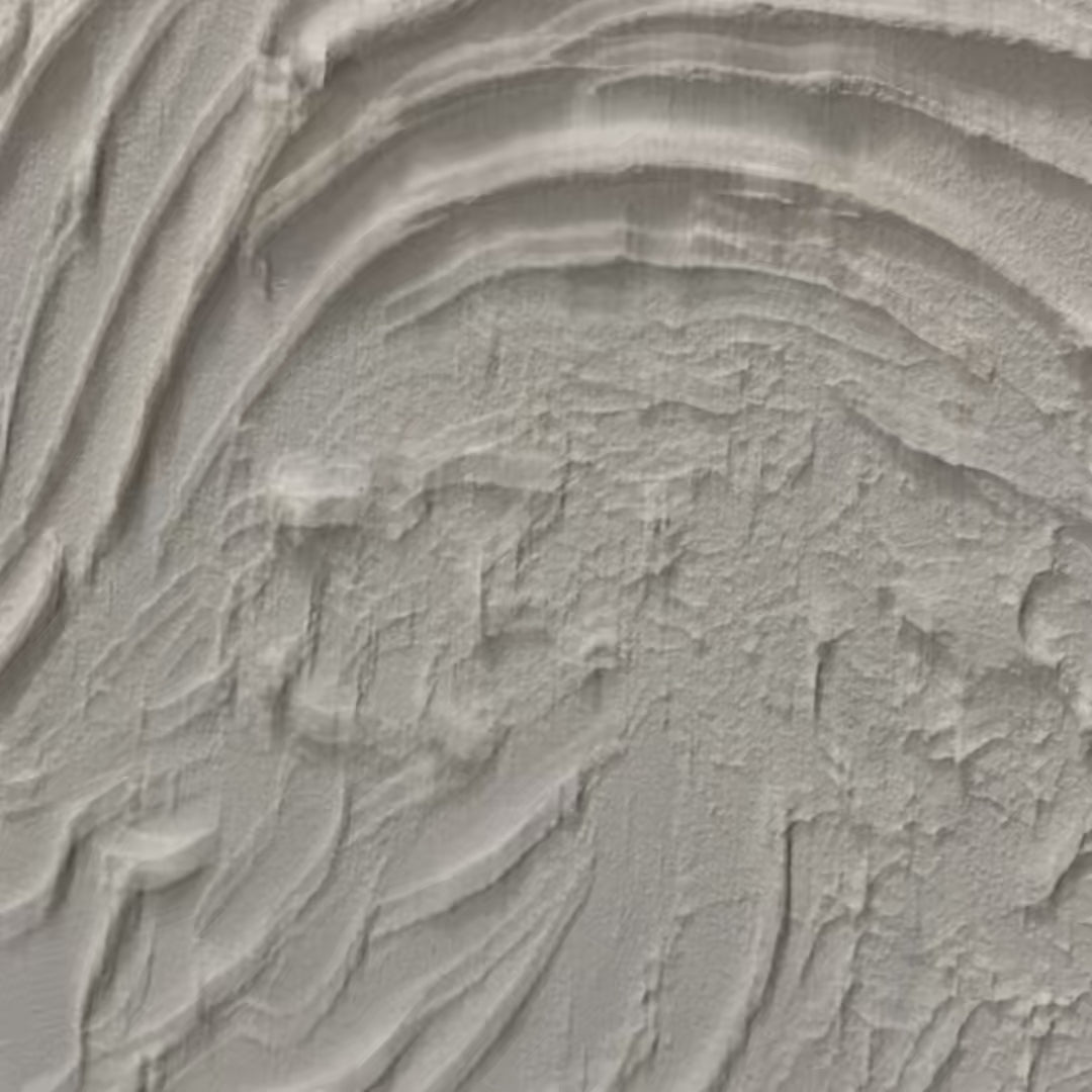 WHISPERS OF WHITE: Textured Minimalist Oil Painting - Image 4
