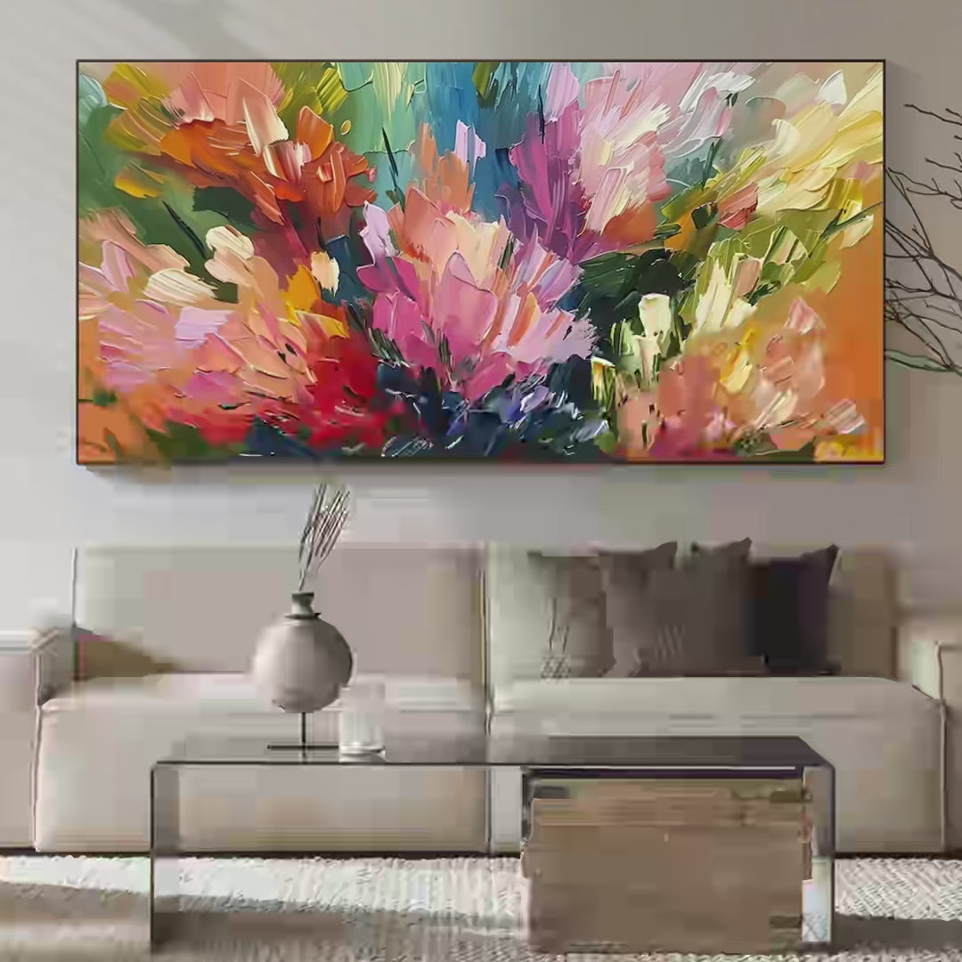 SUMMER BOUQUET: Impressionistic Floral Painting in Vibrant Colors - Image 4