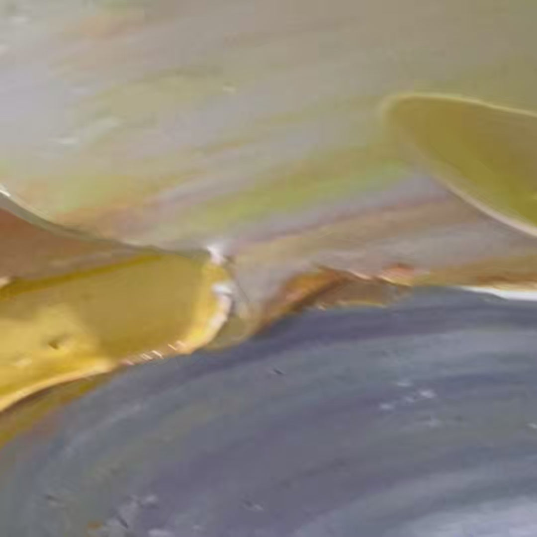 CRESTING WAVE: Textured Impasto Ocean Wave Oil Painting - Image 3