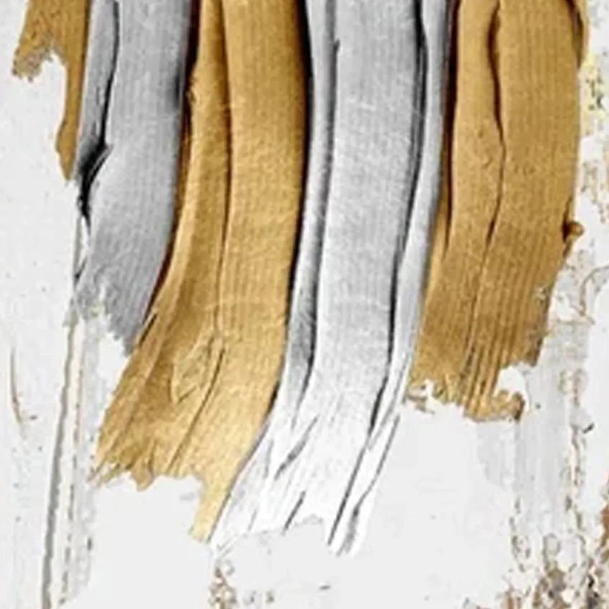 GOLDEN LINES DIPTYCH: Textured Abstract Painting Set of 2, Vertical Wall Art - Image 3