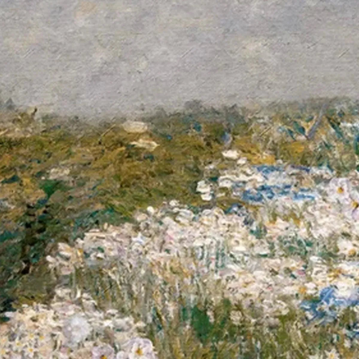 WILDFLOWER FIELD TRIPTYCH: Impressionist Landscape Painting Set of 3 - Image 7