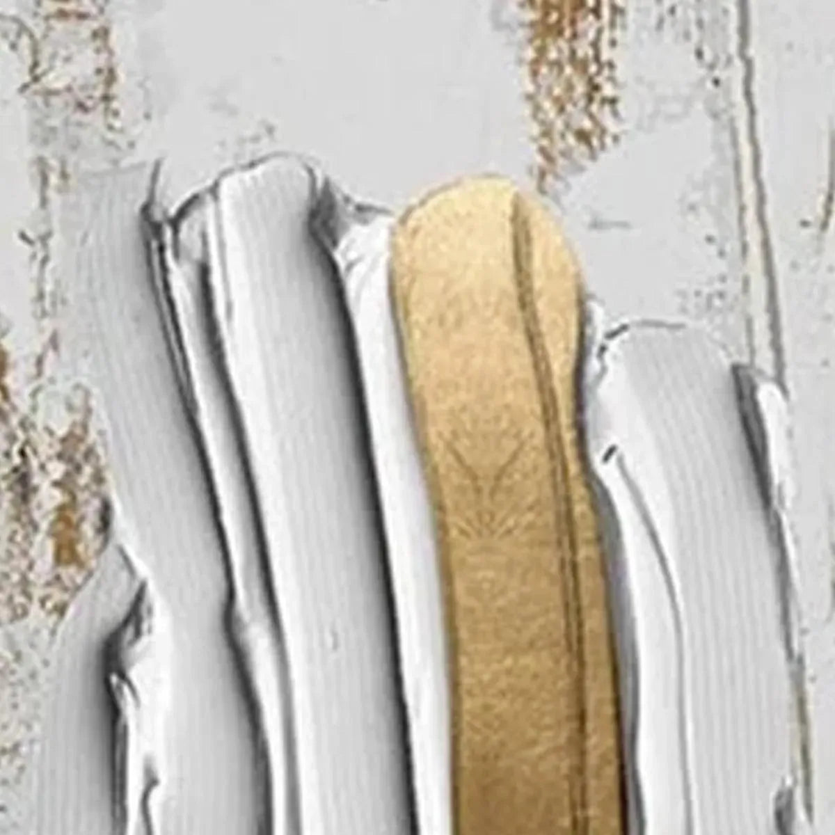 GOLDEN LINES DIPTYCH: Textured Abstract Painting Set of 2, Vertical Wall Art - Image 8