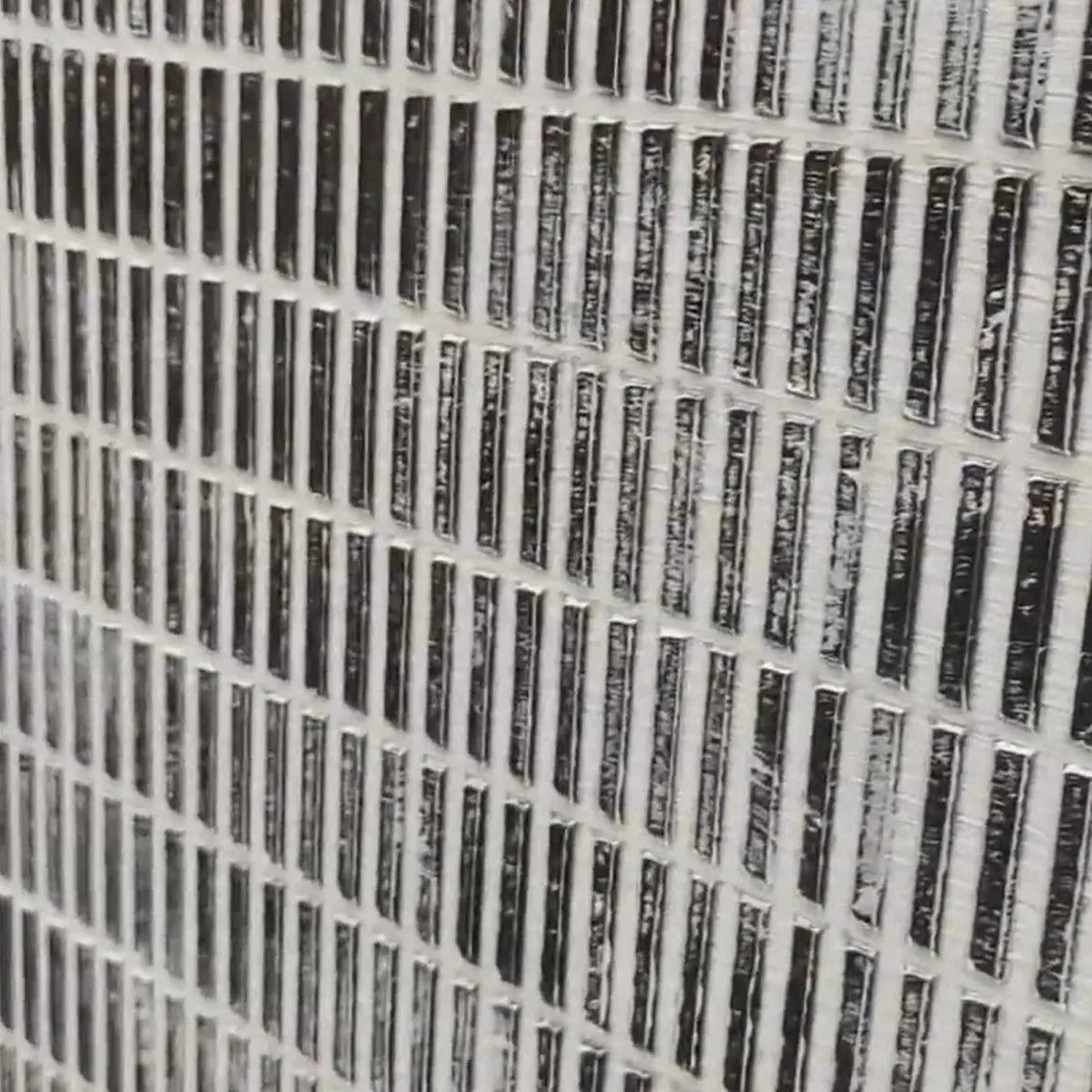 WOVEN TEXTURE: Minimalist Textured Painting in Grey and White - Image 6