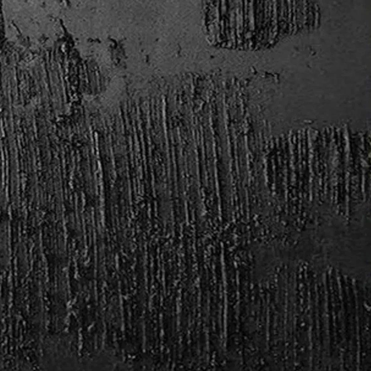 BLACK TEXTURED DIPTYCH: Textured Abstract Painting Set of 2, Vertical Wall Art - Image 4