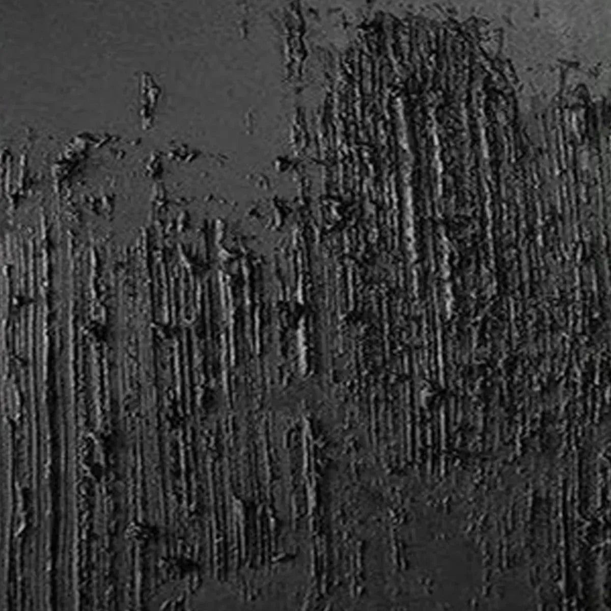 BLACK TEXTURED DIPTYCH: Textured Abstract Painting Set of 2, Vertical Wall Art - Image 8