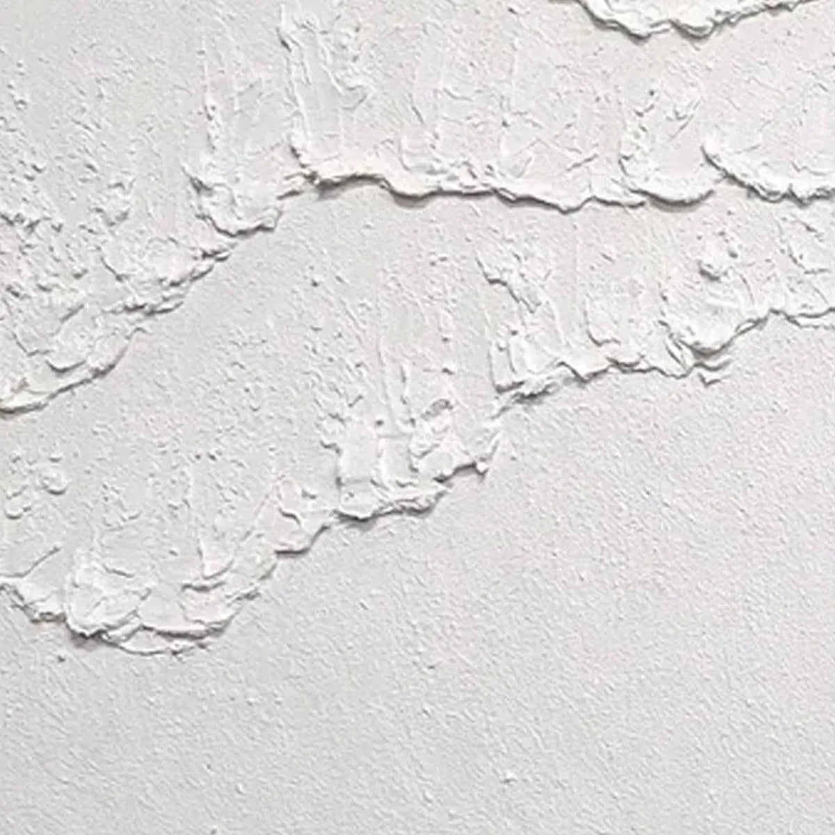 WHITE TEXTURED WAVES DIPTYCH: Textured Abstract Painting Set of 2, Vertical Wall Art - Image 10