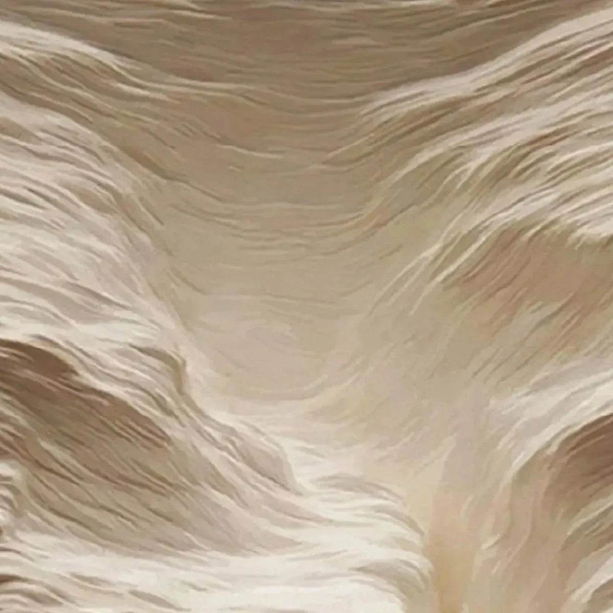 WHITE SAND DUNES: Textured Abstract Landscape Painting, Vertical Wall Art - Image 3