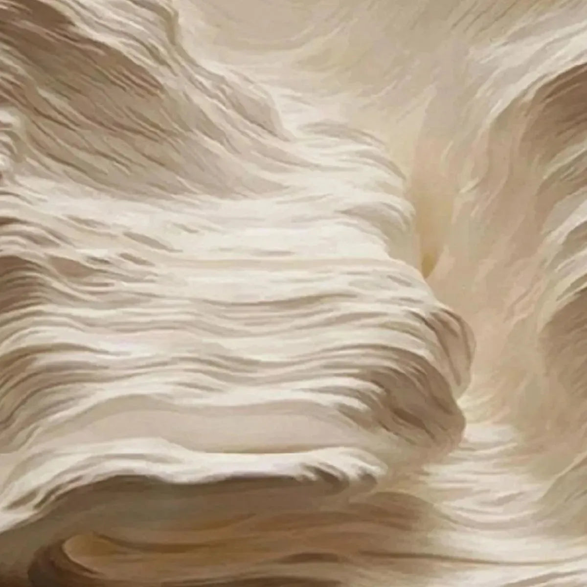 WHITE SAND DUNES: Textured Abstract Landscape Painting, Vertical Wall Art - Image 8