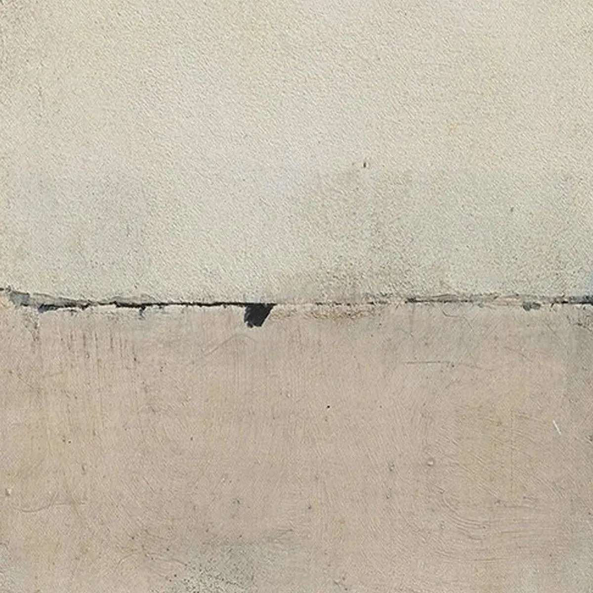 MINIMALIST EARTHSCAPE: Neutral Abstract Landscape Painting, Vertical Wall Art - Image 3