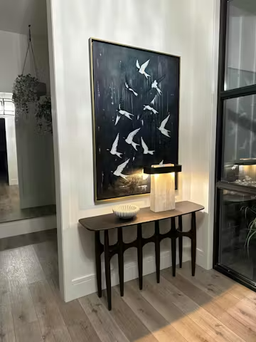 ASCENSION: Beaded Birds on Textured Canvas photo review
