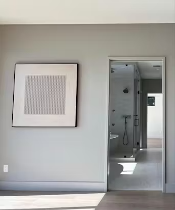 BEIGE GRID: Minimalist Textured Painting in Beige photo review