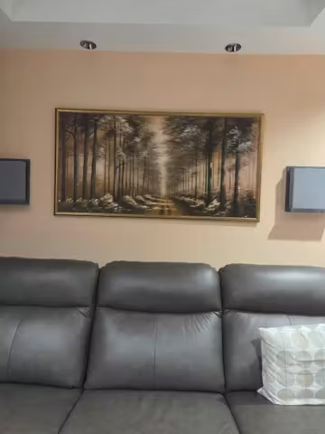 FOREST PATH: Panoramic Landscape Oil Painting photo review